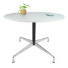 Sleek Aluminum Alloy Cross Table Base | Outdoor Aluminum Table Legs