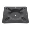 Matte Black Square Table Base | Heavy Duty Single Column Leg for Cafe & Dining Tables