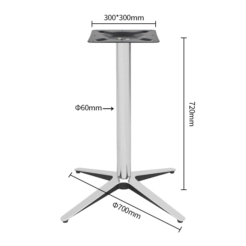 Stainless Steel Table Leg Dimensions