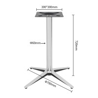Outdoor Aluminum Table Bases | Commercial restaurant table base