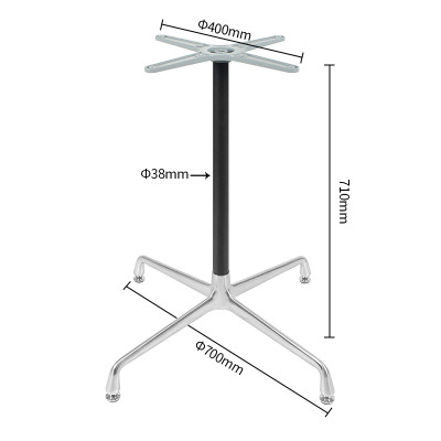 Outdoor commercial table base | Lightweight commercial table base