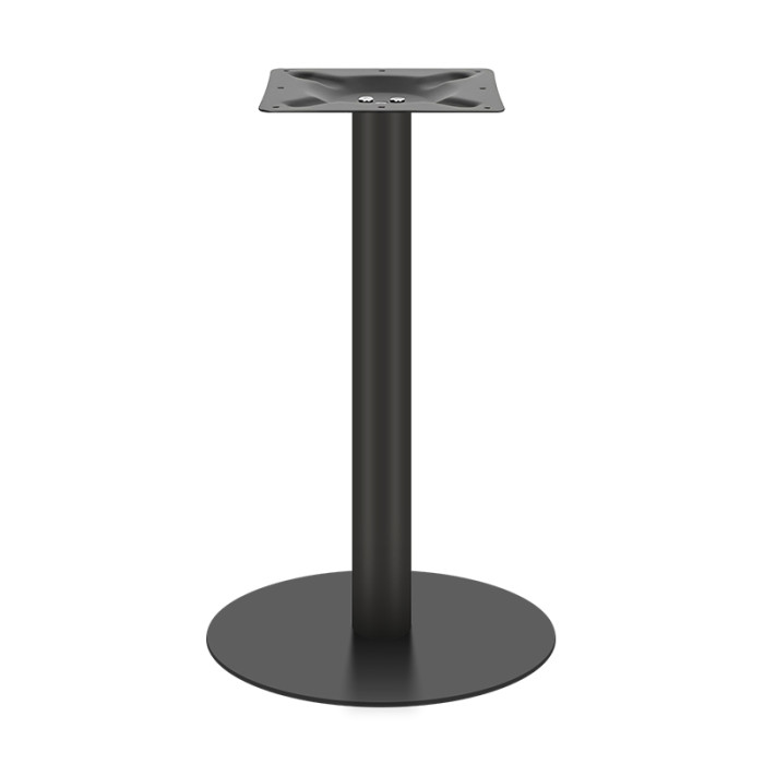 Matte Black Round Table Base | Metal Dining Table Legs