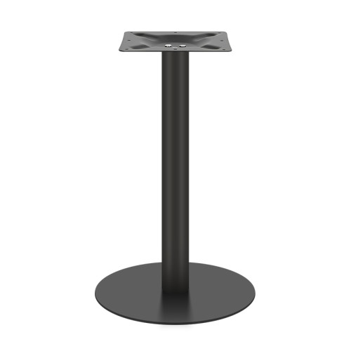 Matte Black Round Table Base | Metal Dining Table Legs