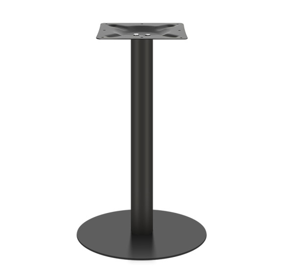Matte Black Round Table Base | Metal Dining Table Legs