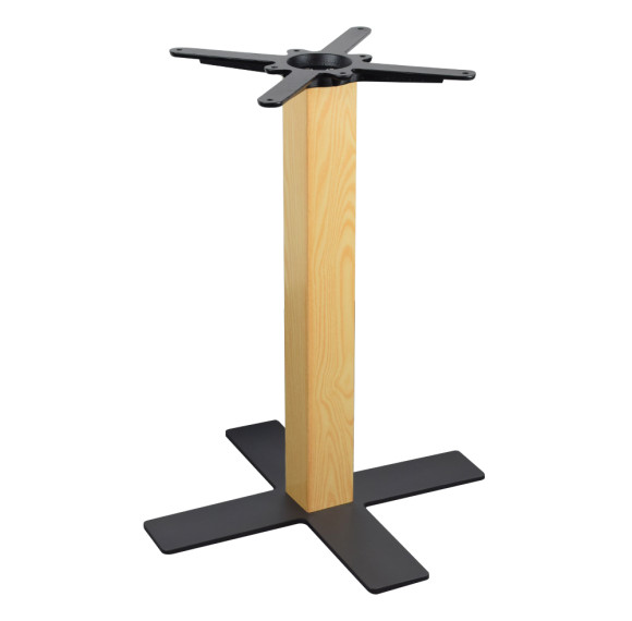Modern wood grain color dining table base | Heavy Duty Metal Table Legs