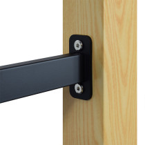 Heavy Duty Metal Table Legs | Dual Column Wood Veneer Table Base