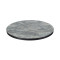 Round Wood Table Top | Grey Stone Pattern Melamine Board with Black PVC Edge
