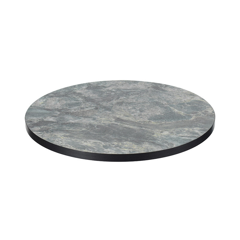 Grey Stone Pattern Melamine Board with Black PVC Edge