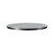 Round Wood Table Top | Grey Stone Pattern Melamine Board with Black PVC Edge