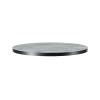 Round Wood Table Top | Grey Stone Pattern Melamine Board with Black PVC Edge