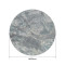 Round Wood Table Top | Grey Stone Pattern Melamine Board with Black PVC Edge