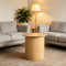 Iron Table Legs |   420mm Round Pedestal for Coffee & Side Table bases