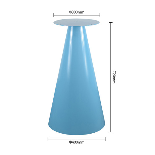 Modern Conical Metal Table Base | Wholesale Table Legs