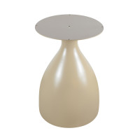 Metal Table Base | Modern Vase-Shaped Metal Table Base