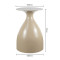 Metal Table Base | Modern Vase-Shaped Metal Table Base