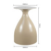 Metal Table Base | Modern Vase-Shaped Metal Table Base