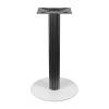 Modern Dining Table Legss |  Black & White Two-Tone Pedestal for Cafe & Dining Tables