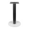 Modern Dining Table Legss |  Black & White Two-Tone Pedestal for Cafe & Dining Tables