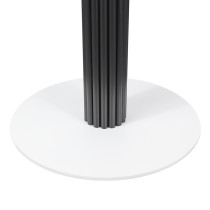 Modern Dining Table Legss |  Black & White Two-Tone Pedestal for Cafe & Dining Tables