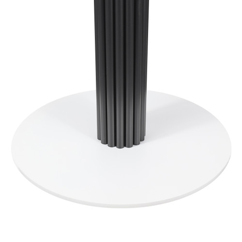 Modern Dining Table Legss |  Black & White Two-Tone Pedestal for Cafe & Dining Tables