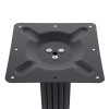 Modern Dining Table Legss |  Black & White Two-Tone Pedestal for Cafe & Dining Tables