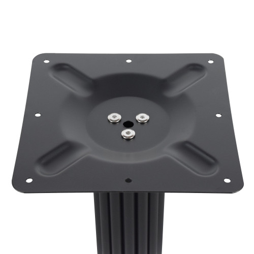Modern Dining Table Legss |  Black & White Two-Tone Pedestal for Cafe & Dining Tables