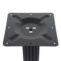 Modern Dining Table Bases | Black & White Two-Tone Pedestal for Cafe & Dining Tables