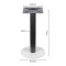 Modern Dining Table Legss |  Black & White Two-Tone Pedestal for Cafe & Dining Tables