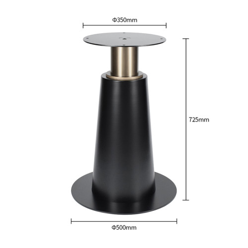 Commercial Table Bases |  Modern Conical Table Base