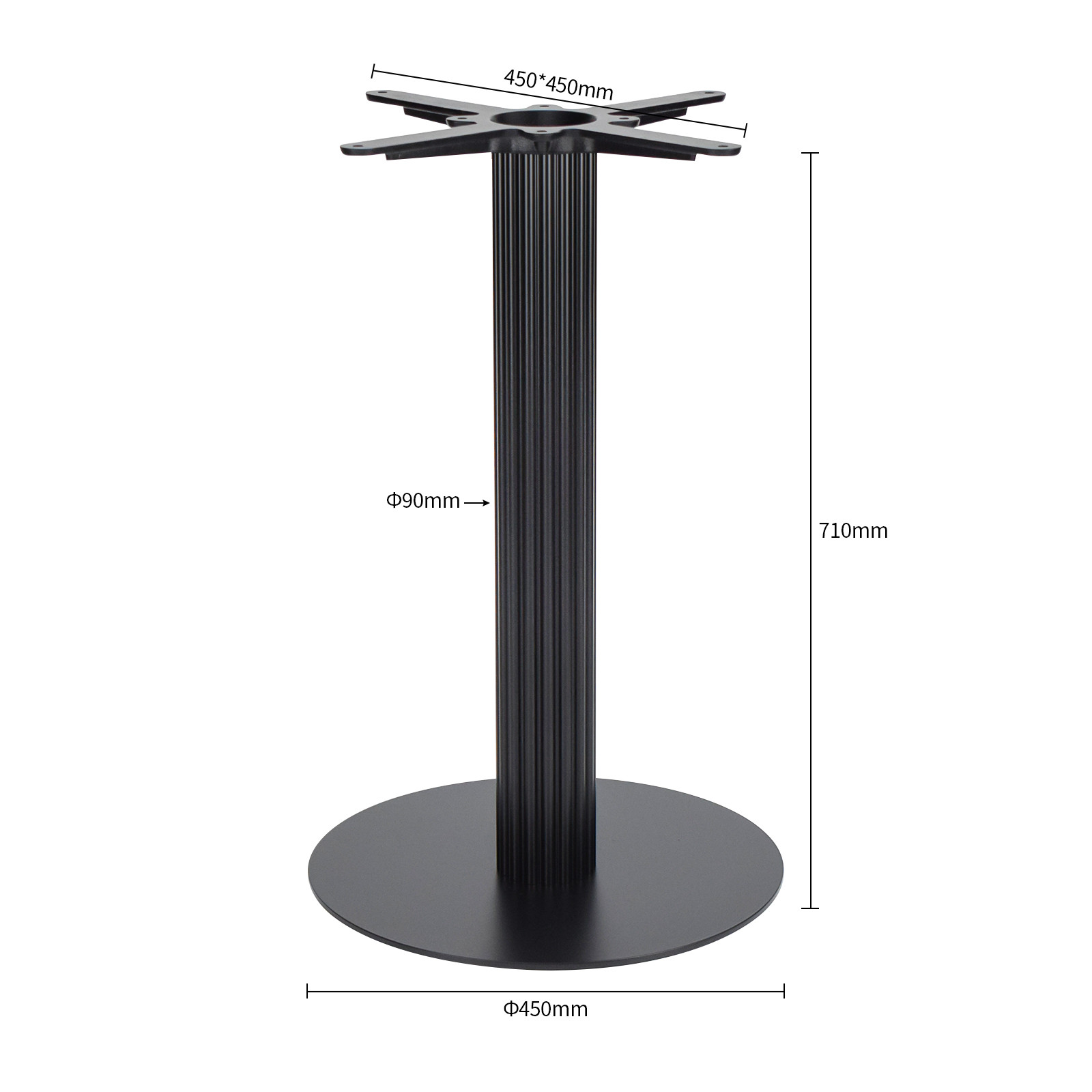 Iron Table Leg Dimensions