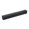 Modern Dining Table Legs |  Matte Black Ribbed Pedestal with Square Base for Cafe & Dining Tables