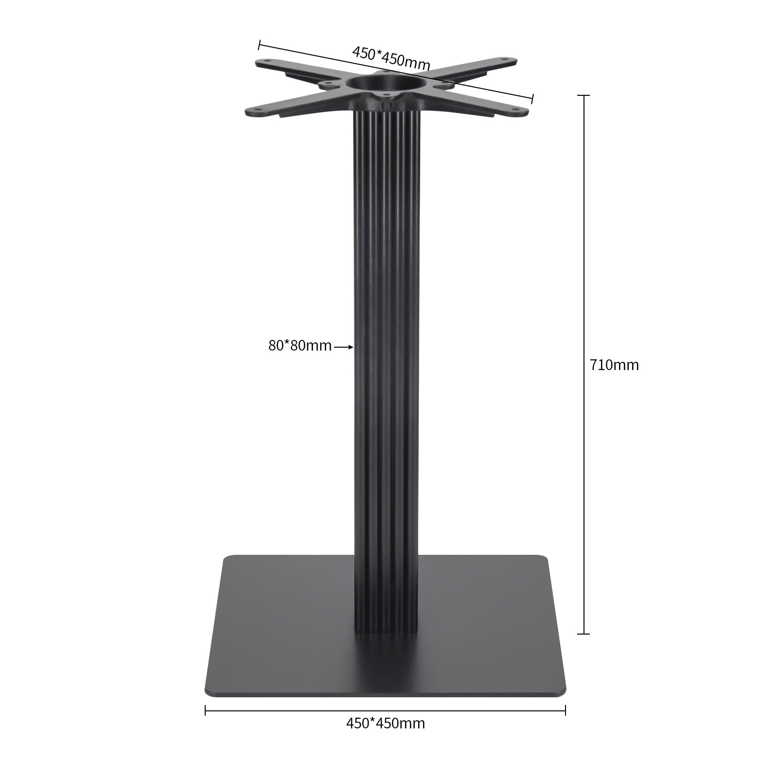 Iron Table Leg Dimensions