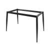Brushed Gold & Black Commercial Restaurant Table Legs | metal dining table legs