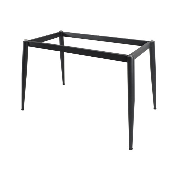 Brushed Gold & Black Commercial Restaurant Table Legs | metal dining table legs