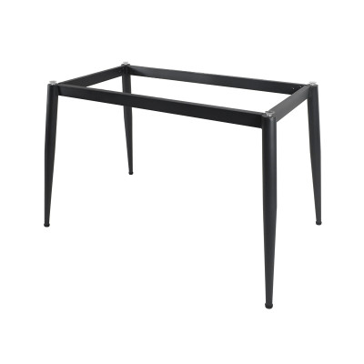 Brushed Gold & Black Commercial Restaurant Table Legs | metal dining table legs