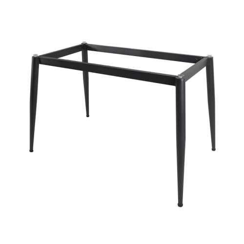 Brushed Gold & Black Commercial Restaurant Table Legs | metal dining table legs