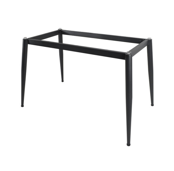 Brushed Gold & Black Commercial Restaurant Table Legs | metal dining table legs