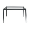 Brushed Gold & Black Commercial Restaurant Table Legs | metal dining table legs