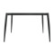 Brushed Gold & Black Commercial Restaurant Table Legs | metal dining table legs
