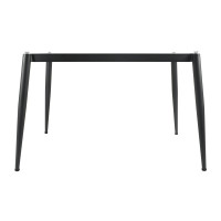 Brushed Gold & Black Commercial Restaurant Table Legs | metal dining table legs