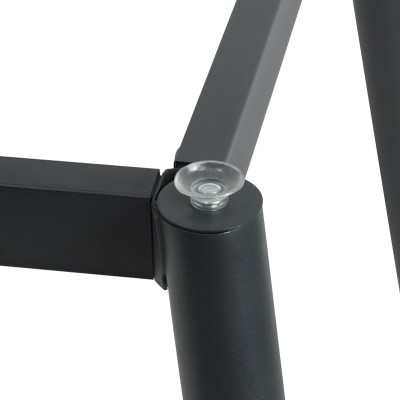 Brushed Gold & Black Commercial Restaurant Table Legs | metal dining table legs