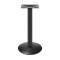 Modern Dining Table Legs | Matte Black Ribbed Pedestal for Cafe & Dining Tables