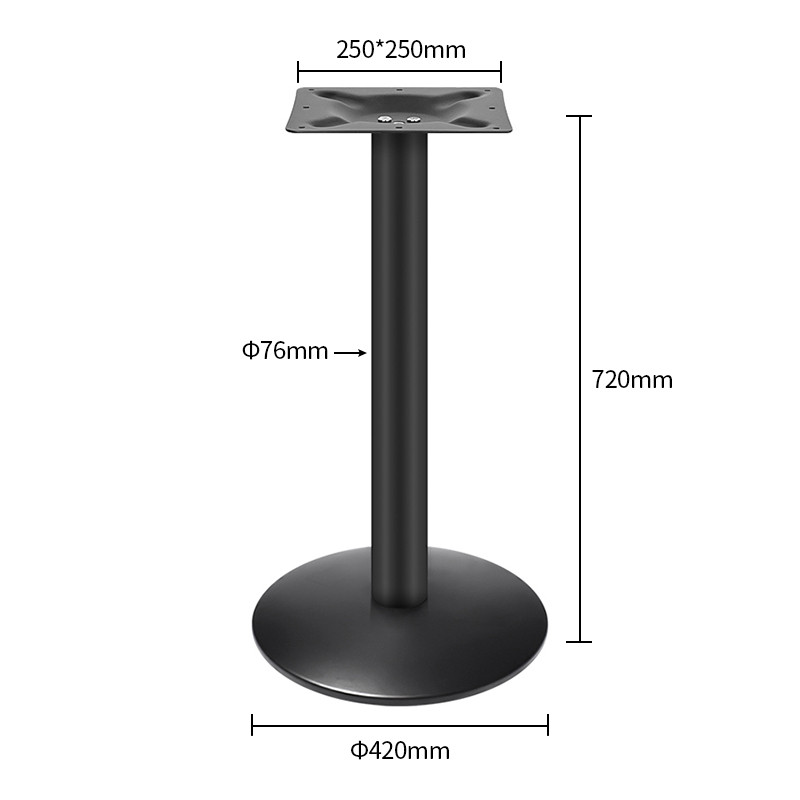 Iron Table Leg Dimensions