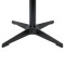 Outdoor Aluminum Table Base | Black Aluminum Table Base