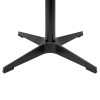 Outdoor Aluminum Table Base | Black Aluminum Table Base