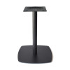 Modern Square  Table Base | Light Oak Column with White Square Pedestal for Cafe & Dining Tables