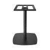 Modern Square  Table Base | Light Oak Column with White Square Pedestal for Cafe & Dining Tables