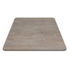 Square HPL Compact Table Top | Cement-Look Finish Commercial Grade HPL Table Surface for Cafes & Restaurants