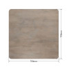 Square HPL Compact Table Top | Cement-Look Finish Commercial Grade HPL Table Surface for Cafes & Restaurants