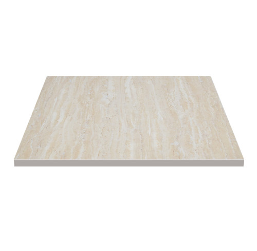 Commercial Table Top Manufacturer  | Square Beige Travertine Melamine Table Top